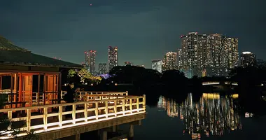 Hamarikyu Garden in Tokyo, Japan