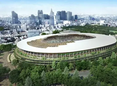El proyecto del Stadium Olímpico de Tokyo por Kengo Kuma. El proyecto del Stadium Olímpico de Tokyo por Kengo Kuma.