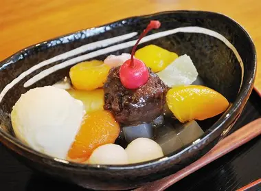 Anmitsu, the Japanese dessert Anmitsu, the Japanese dessert
