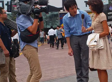 Micro-trottoir de la NHK