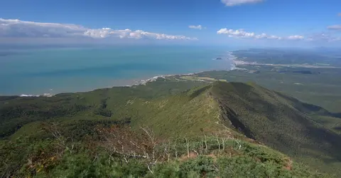 La vue du mont Apoi, Hokkaido