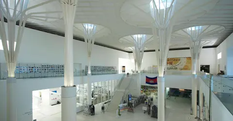 Intérieur du musée préfectoral d'Okinawa