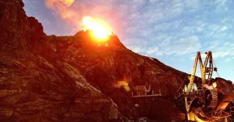 Vous serez expulsé(e) par le cratère du volcan