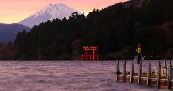 vue mont fuji lac ashi hakone