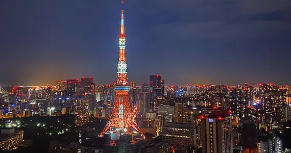 View of Tokyo Tower from the Garden Terrace View of Tokyo Tower from the Garden Terrace
