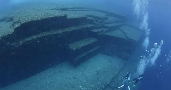 Las maravillosas esculturas de Yonaguni.