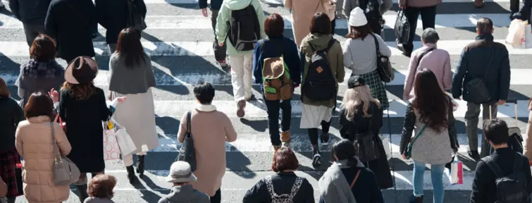 Foule japonaise Foule japonaise